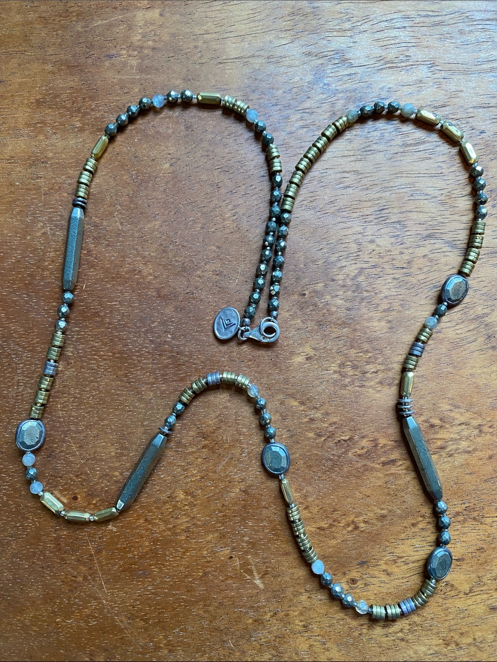 Silpada brass, pyrite and sterling. Mixed metal. Aged and worn, just like me!
